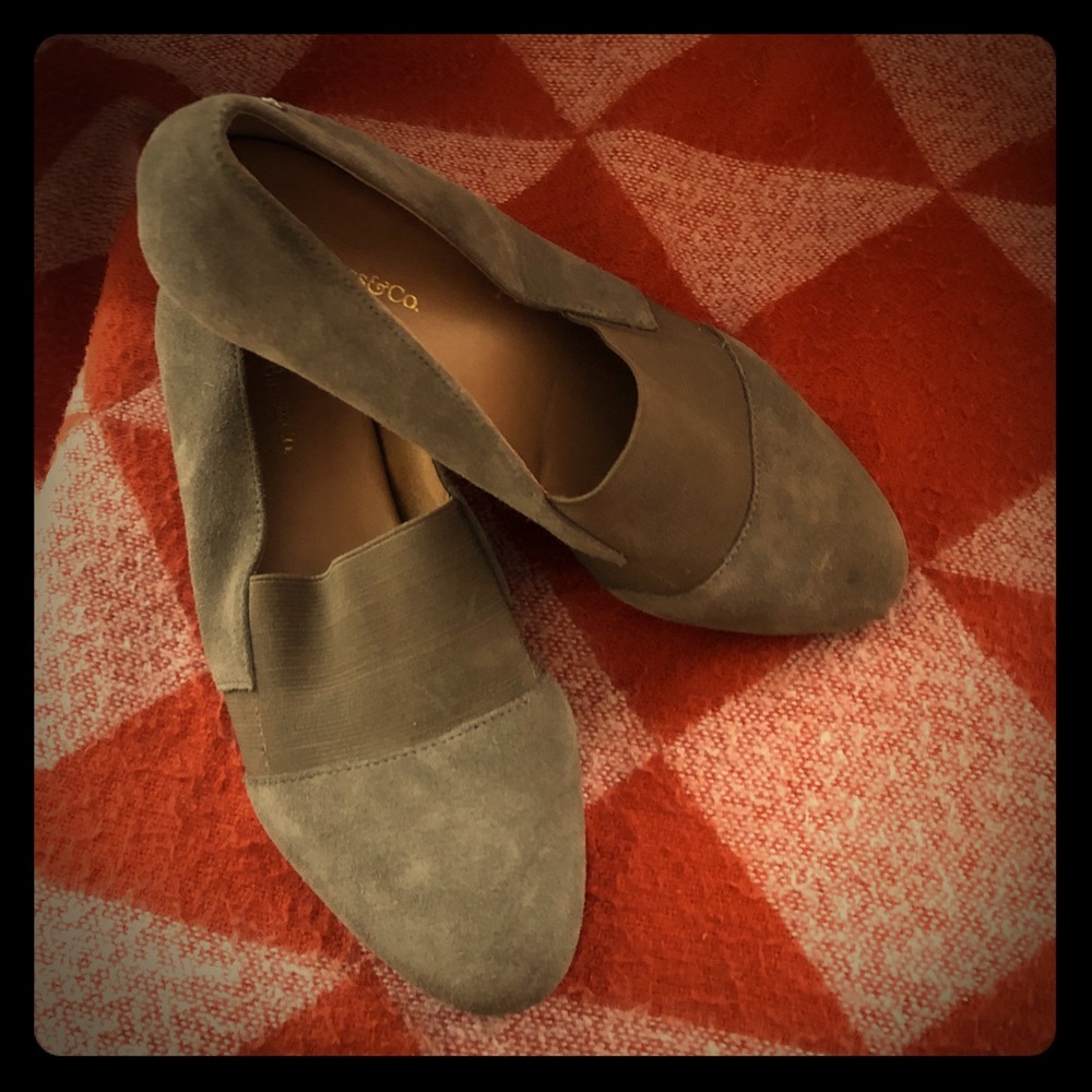 G.H. Bass & Co. Grey-green Modern Loafers